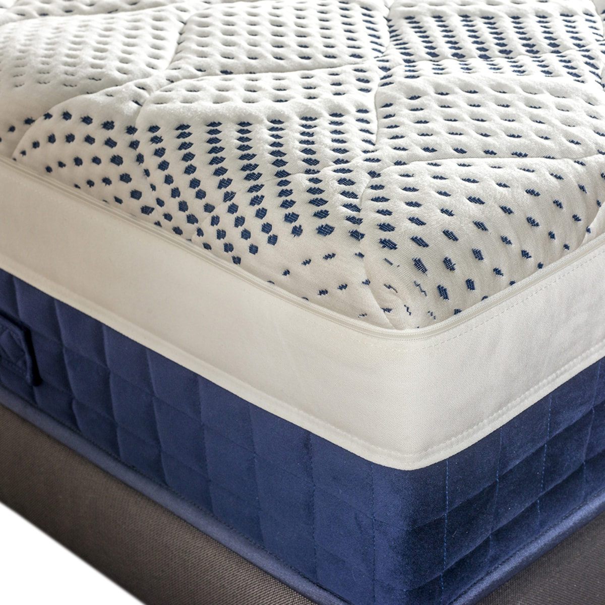 Ensemble Matelas Castellane avec sommier en bois