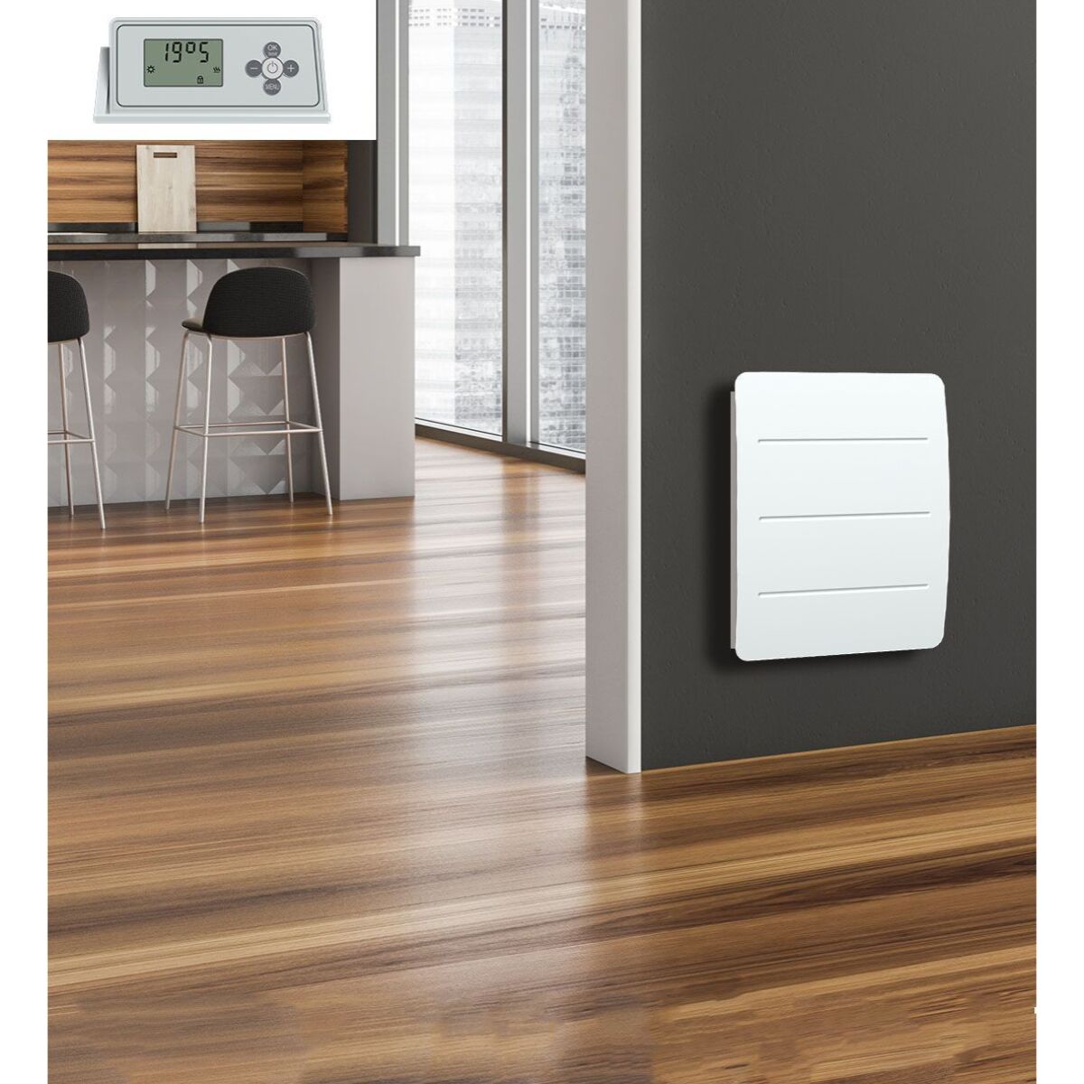 Radiateur inertie en Fonte+Film 1000w