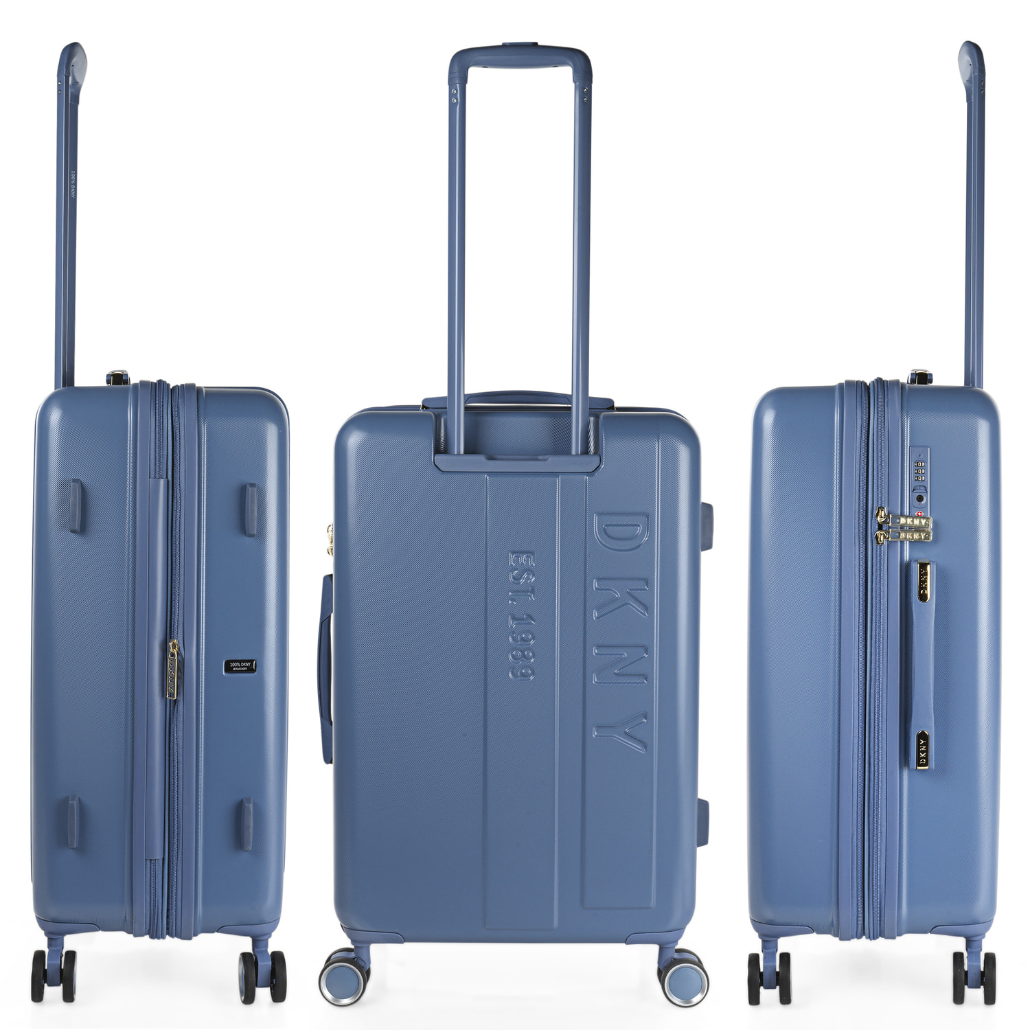 Juego De Maletas Pc Dkny Dkny-413 City Block Steel Blue