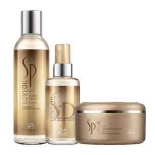WELLA SP Kit Luxe Oil Shampoo 200ml + Restore Mask 150ml + Oil Elixir 100ml
