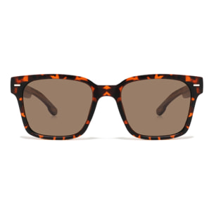 Gafas de Sol Feler 1601P-2 Polarizadas de Madera Unisex 52 mm