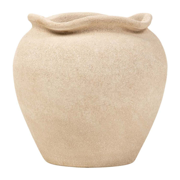 Macetero Ceramica Marron 31x31x28 Cm