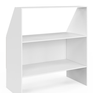 Etagère de rangement sous pente Jeanne blanche