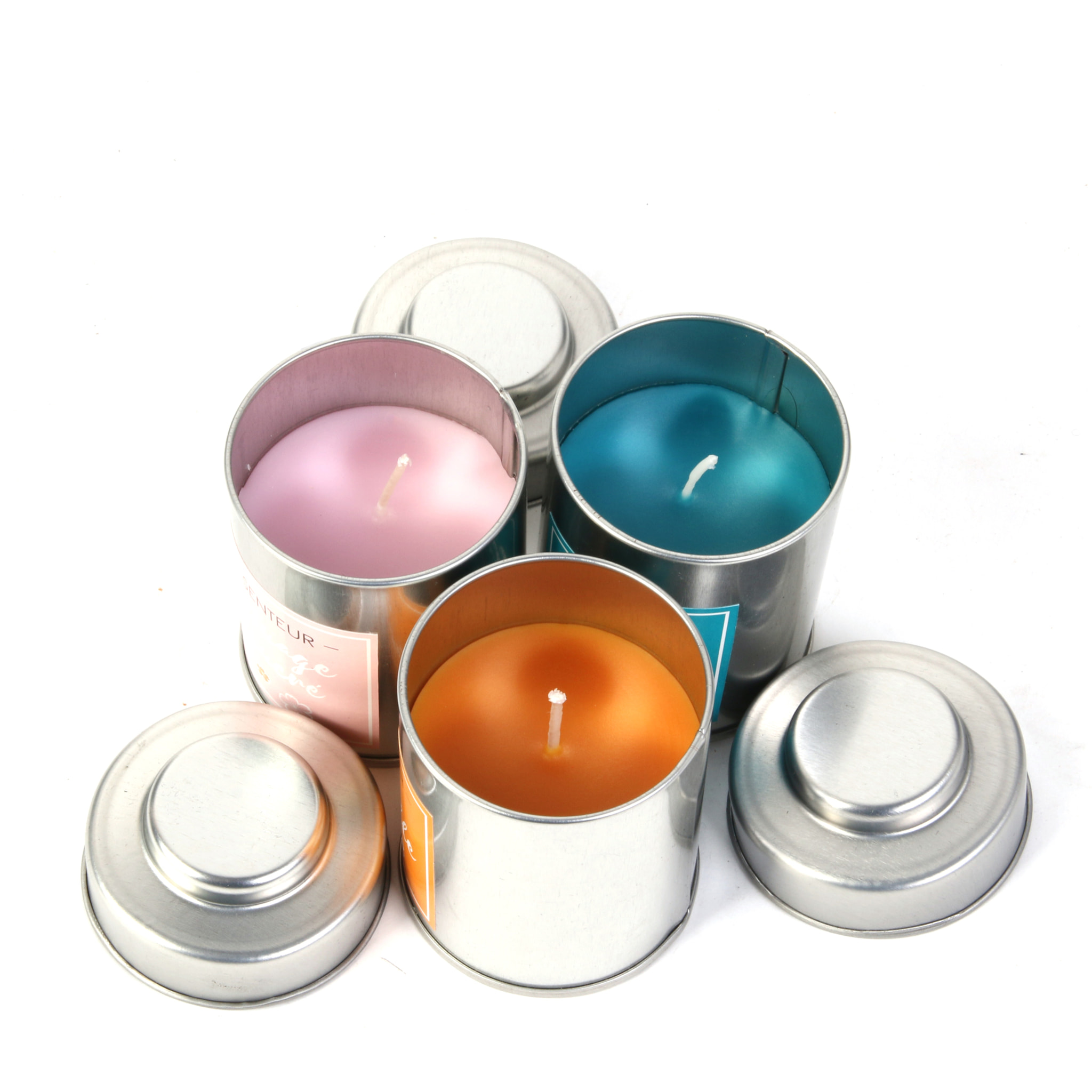 Bougie Parfumee Metal X3 Coffret