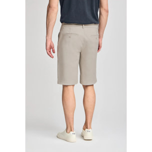 Bermuda relax gris claro con detalles Polo Club