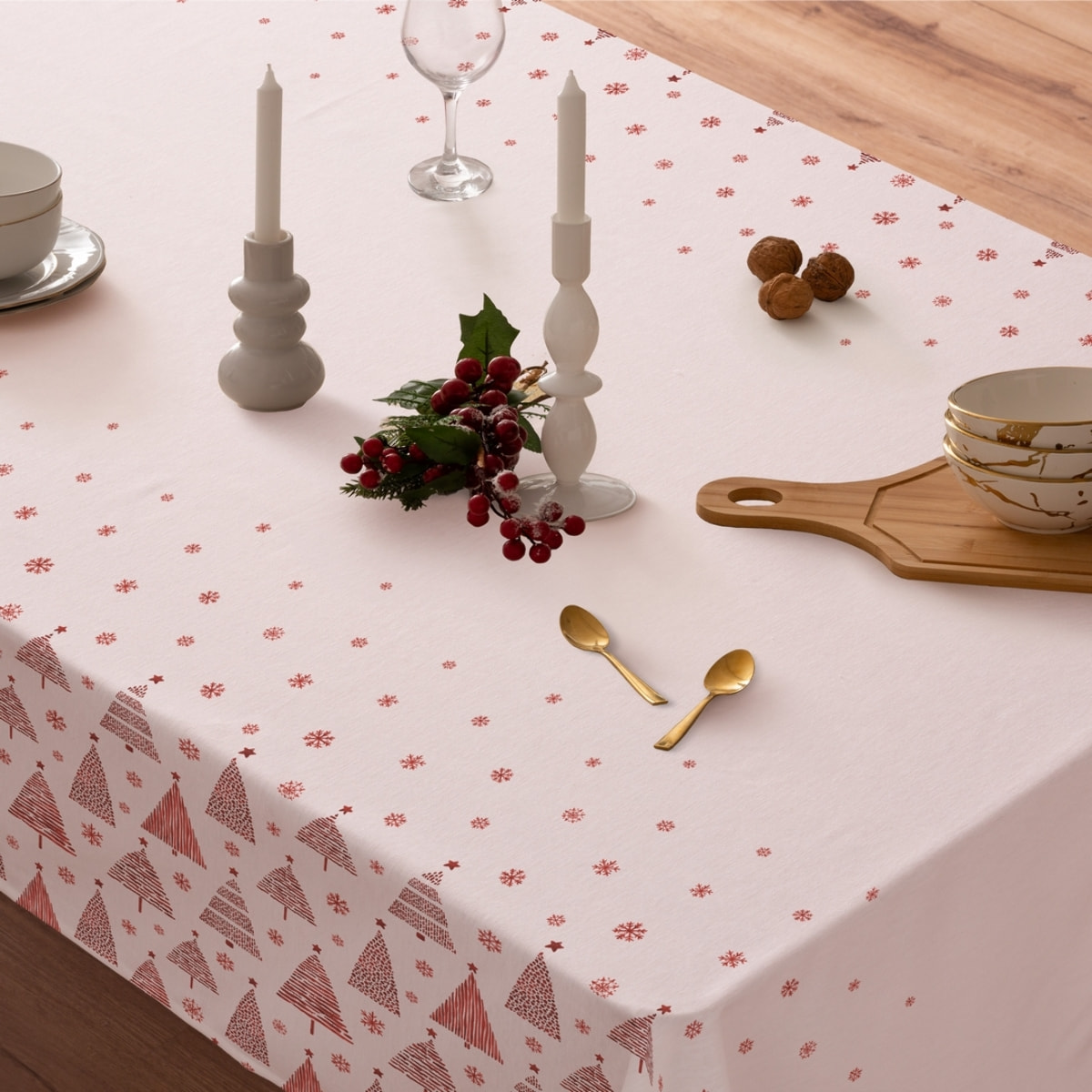Mantel antimanchas ZURIA RED