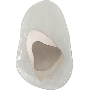 LAMPADA DA MURO OCEAN SILVER CM 21X8X31