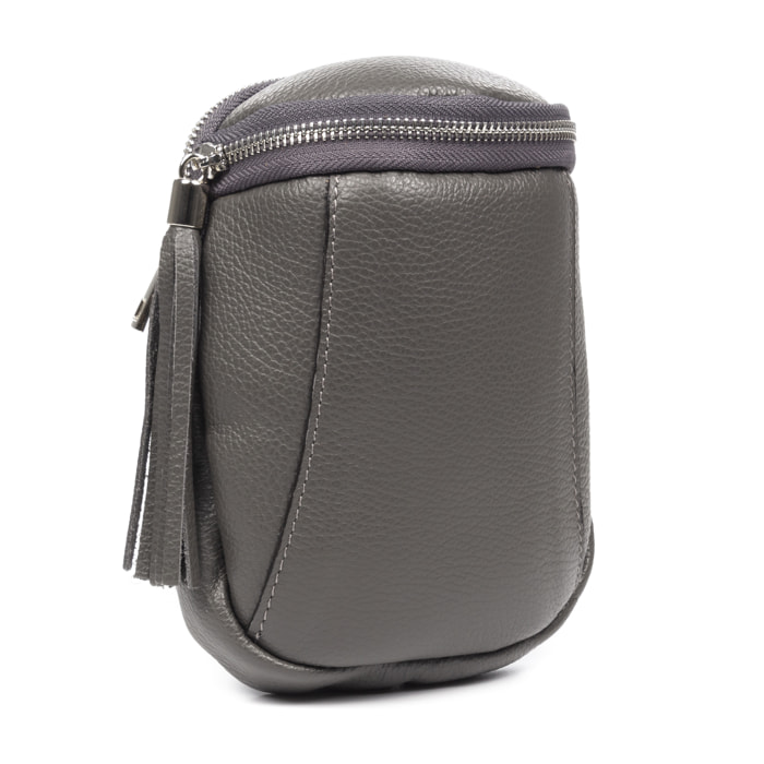 Agugliano bolso bandolera mujer. Piel auténtica Dollaro.