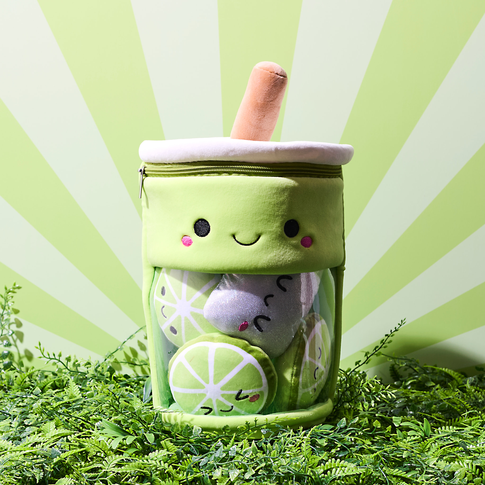 Peluche Bubble Tea Kawaii Citron