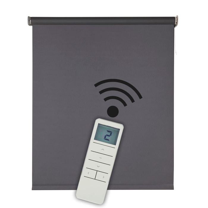 Estor motorizado BLACKOUT PRO Gris
