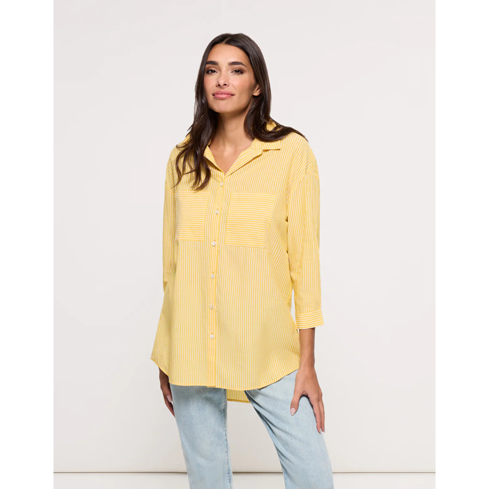 Camisa Manga Larga Amarillo - Brosabeat