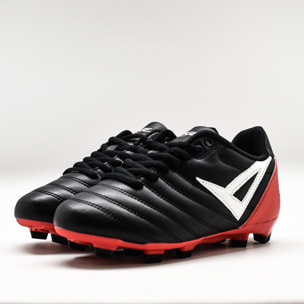 Scarpa DOKO calcio nero rosso