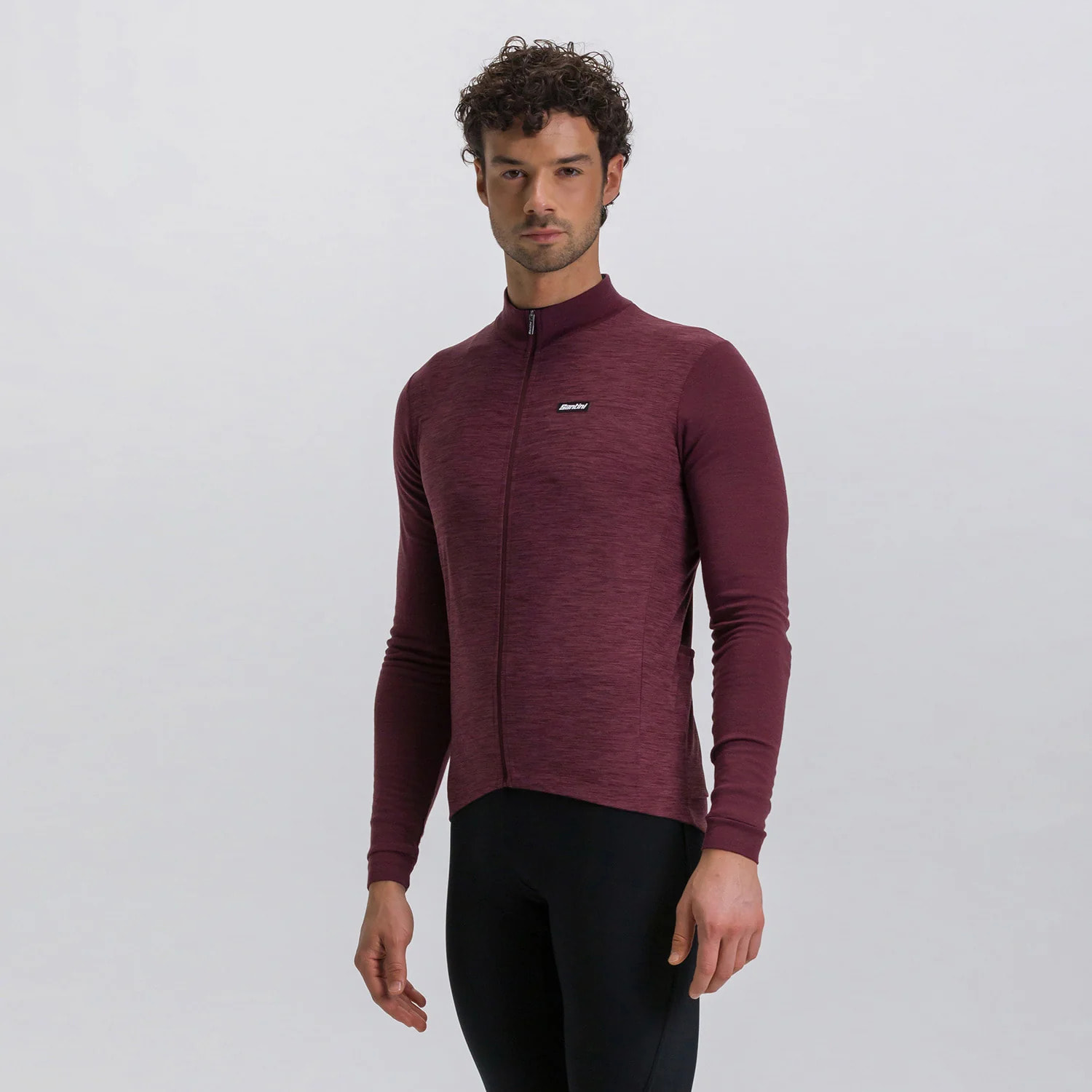 Pure Men's Long Sleeve Jersey - Bourgogne - Bourgogne