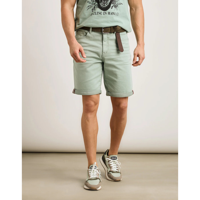 Bermuda Denim Menta - Palm Beach