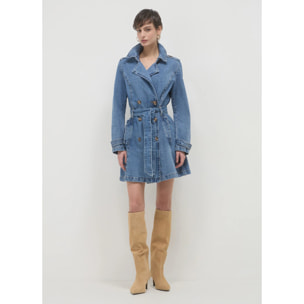 Trench in denim