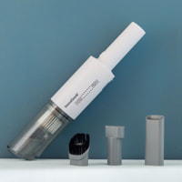 Aspirapolvere portatile ricaricabile Hancuum Home Houseware - bianco e grigio - Ø6,7x36,5 cm