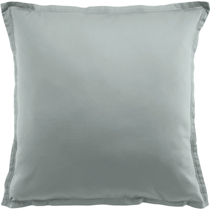 Paire de Taies D'oreiller 1pcs 100% Satin De Coton 105 Fils Celadon
