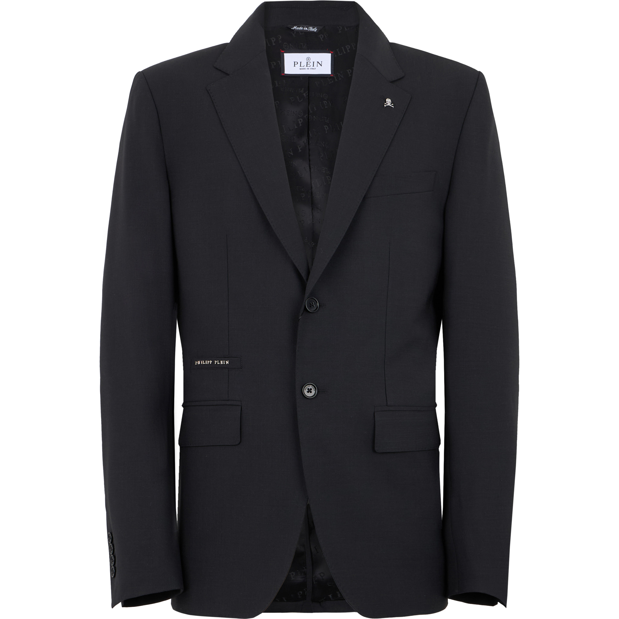 PHILIPP PLEIN Regular Fit Blazer Skull Strass