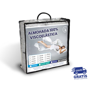 Pack de 2 Almohadas Visco Carbono