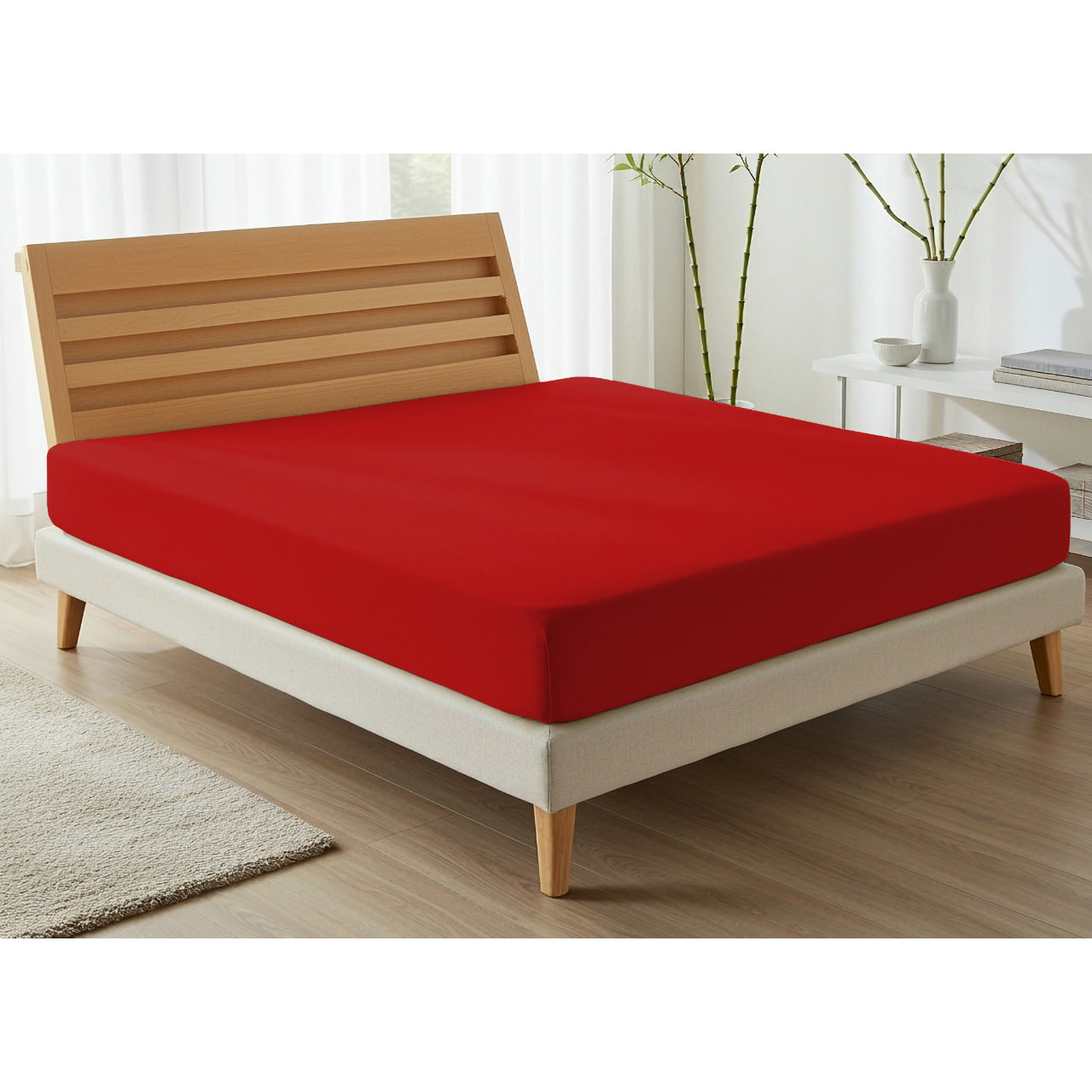 Lenzuolo Sotto Con Angoli No Stiro Tinta Unita Francesca Bordeaux