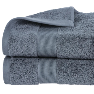 Drap de douche "Essentiel" coton gris 70x130cm