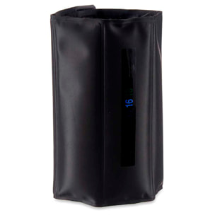 DAM COPERCHIO REFRIGERATORE PER VINO CON TERMOMETRO 35,5x17,3x0,2 Cm. Colore nero