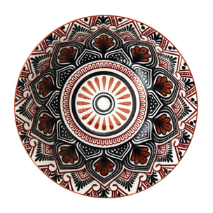 Coupelle Mandala Orange D15cm8