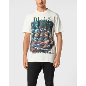 PHILIPP PLEIN T-Shirt Round Neck RACING