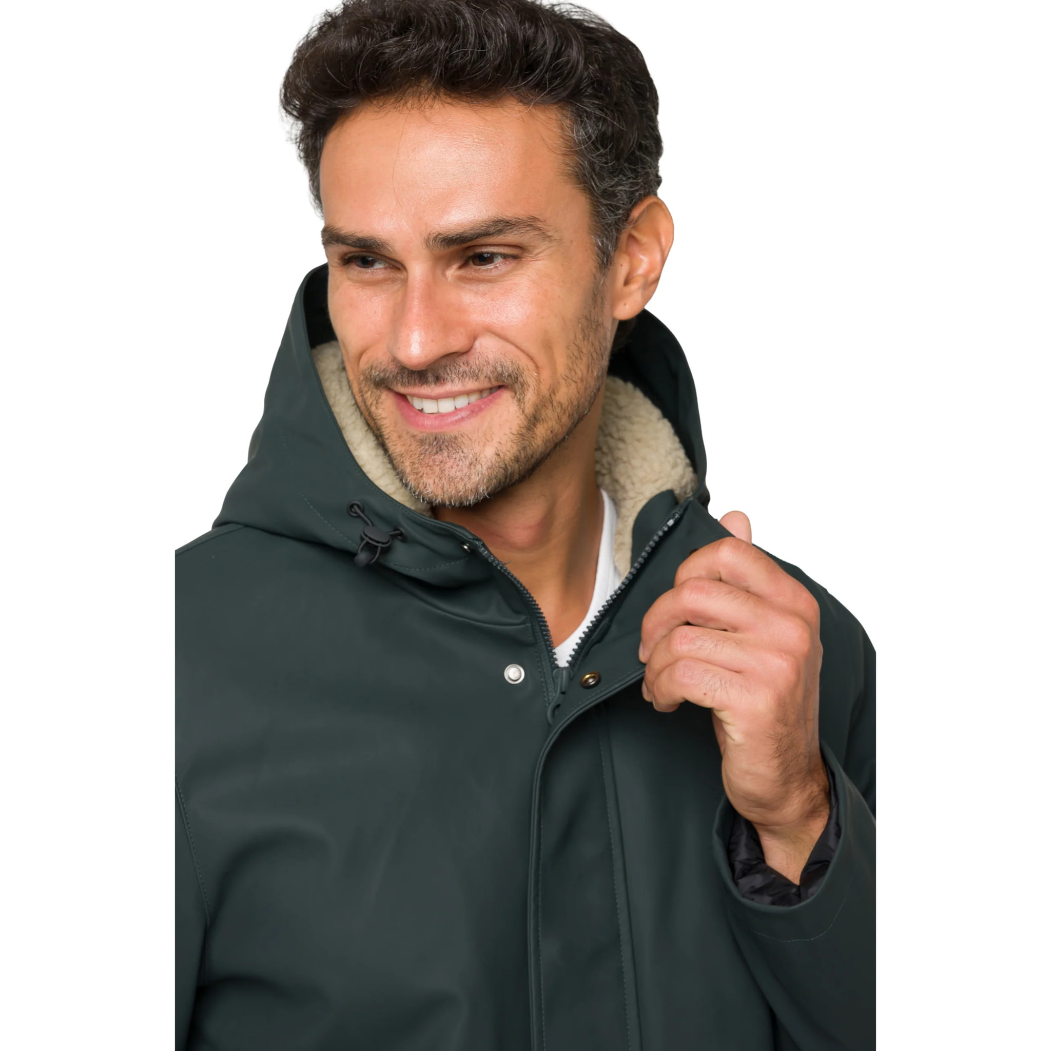 Parka KASHMEER acolchada impermeable Verde oscuro