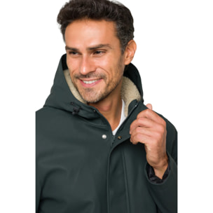 Parka KASHMEER acolchada impermeable Verde oscuro