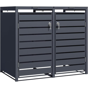Cache-poubelle 2 bacs GB2213AAK