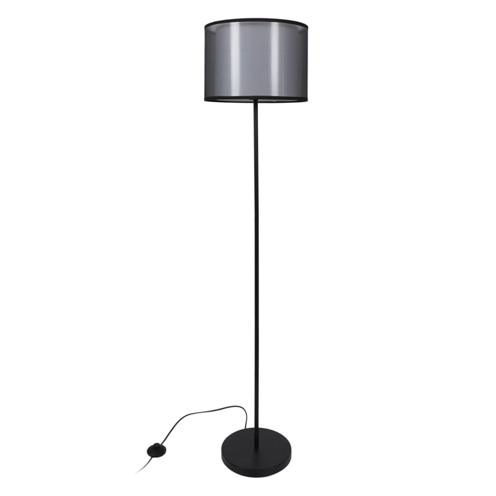 LAMPADAIRE DOUBLE ABATJOUR