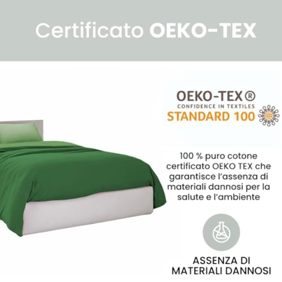 Intrecci Parure Copripiumino Bicolore 100% Cotone 200x240 , Piazza e Mezza
