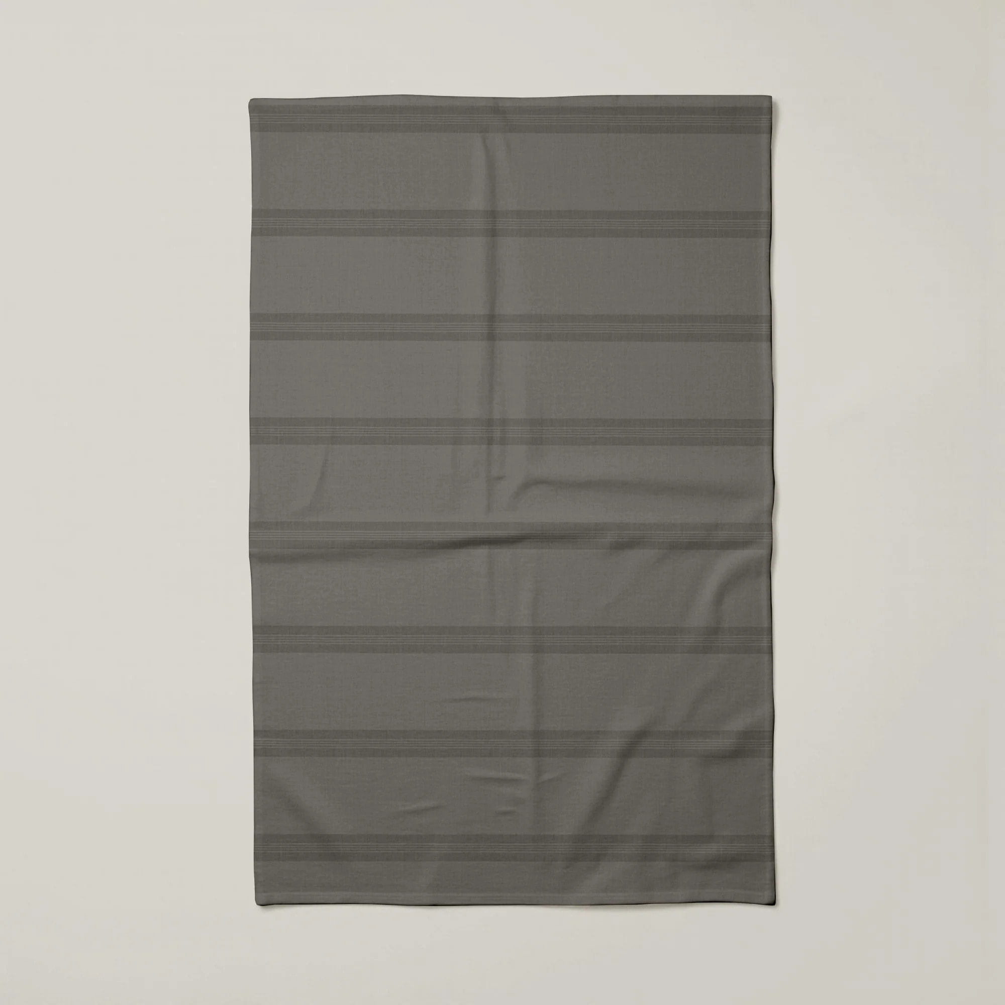 Lot de 2 torchons de cuisine 100% coton Nua Marron foncÃ©