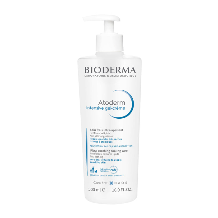 Atoderm Intensive Gel-Crème - Soin Frais Ultra-Apaisant Peaux sensibles