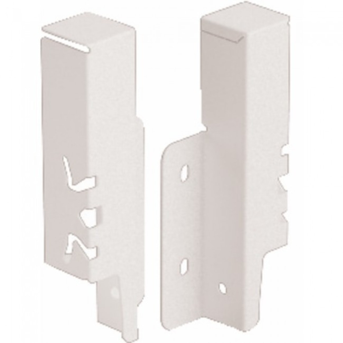 Set raccord HETTICH ArciTech pour paroi arrière blanc - 126 mm - 9149280