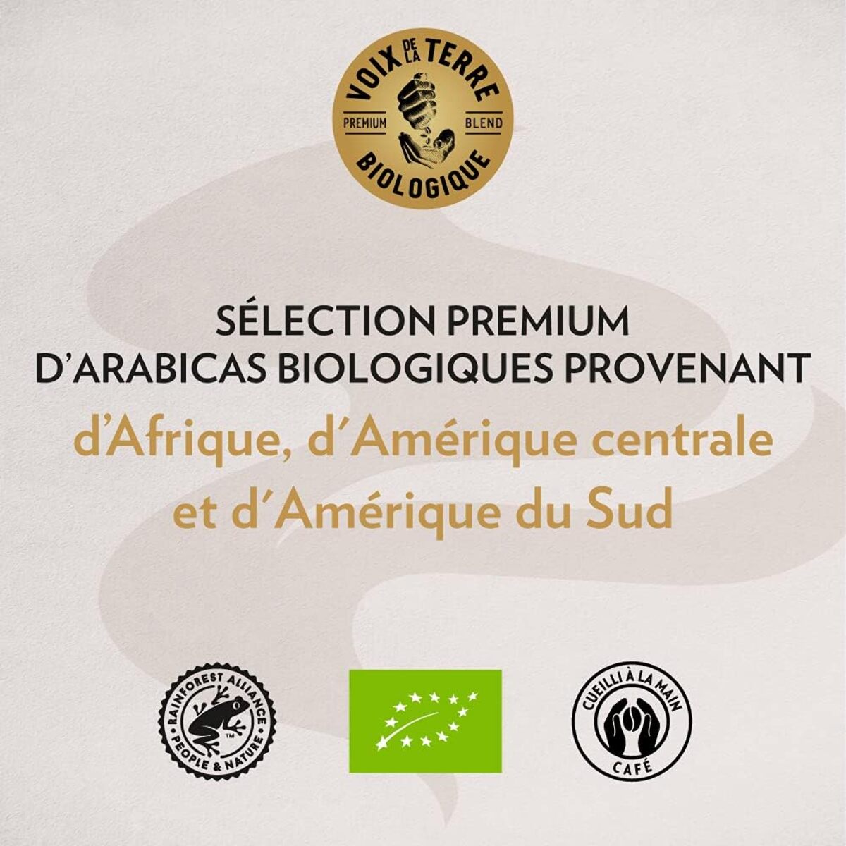 Café Grains Voix de la terre Planet 500g 100% arabica certifié bio