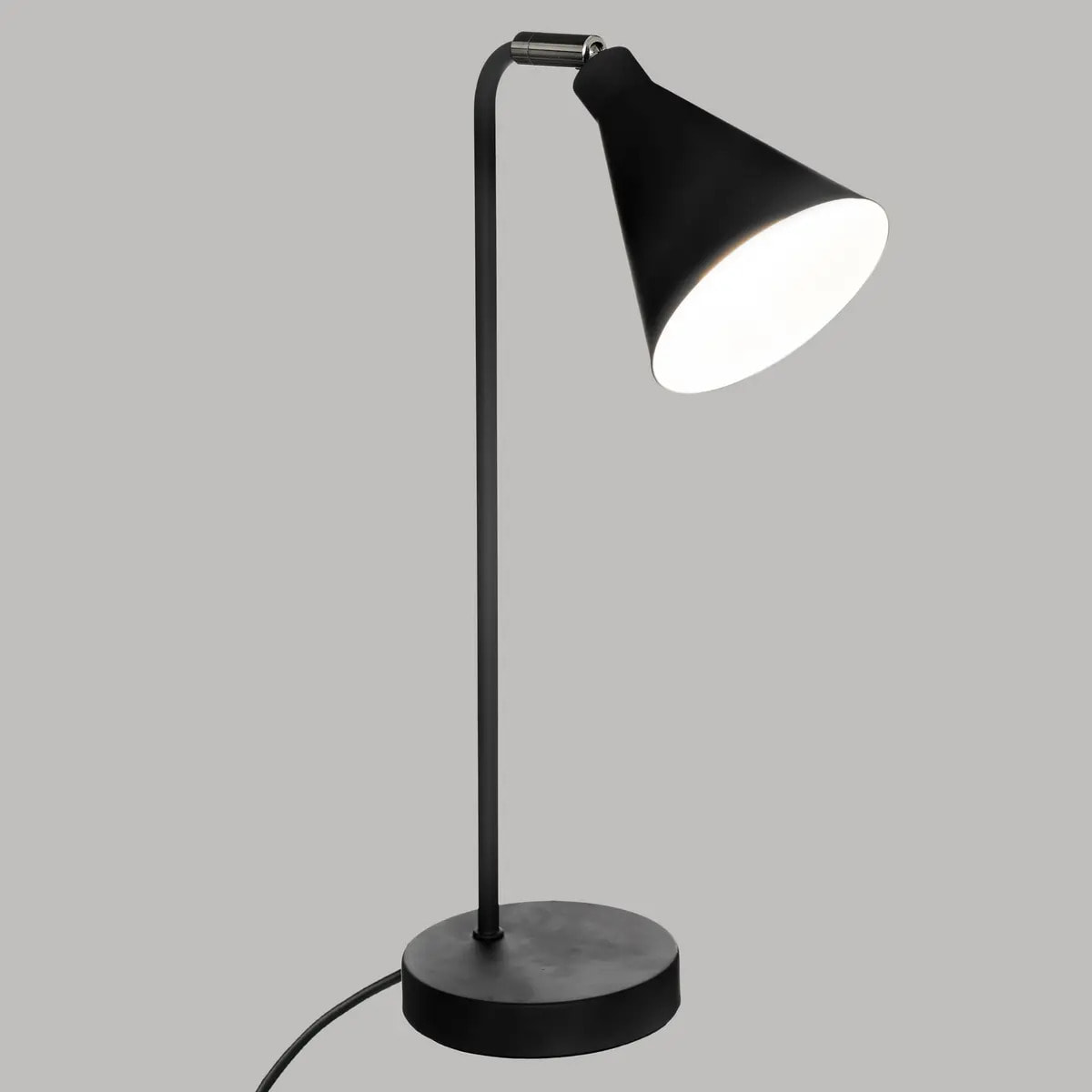 Lampe "Linn" noire - métal H46 cm