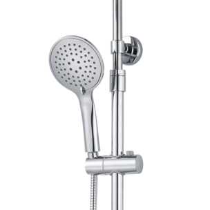 Colonne de douche Mécanique finition Chrome 133x26x52 cm - MOLLY CHROME