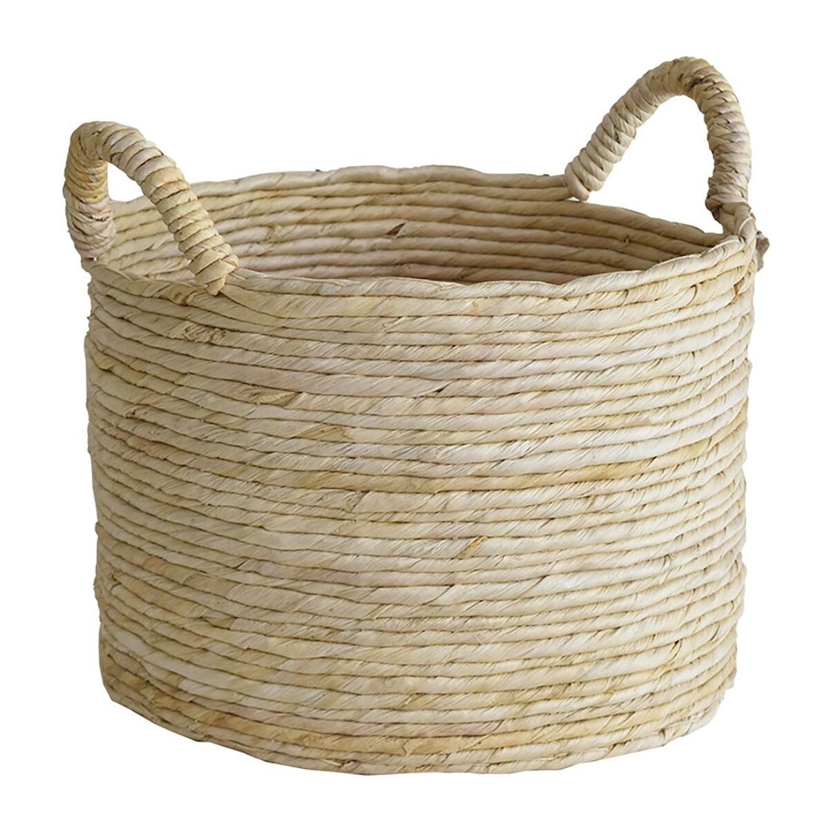Panier en abaca avec poignées 38cm ABIR