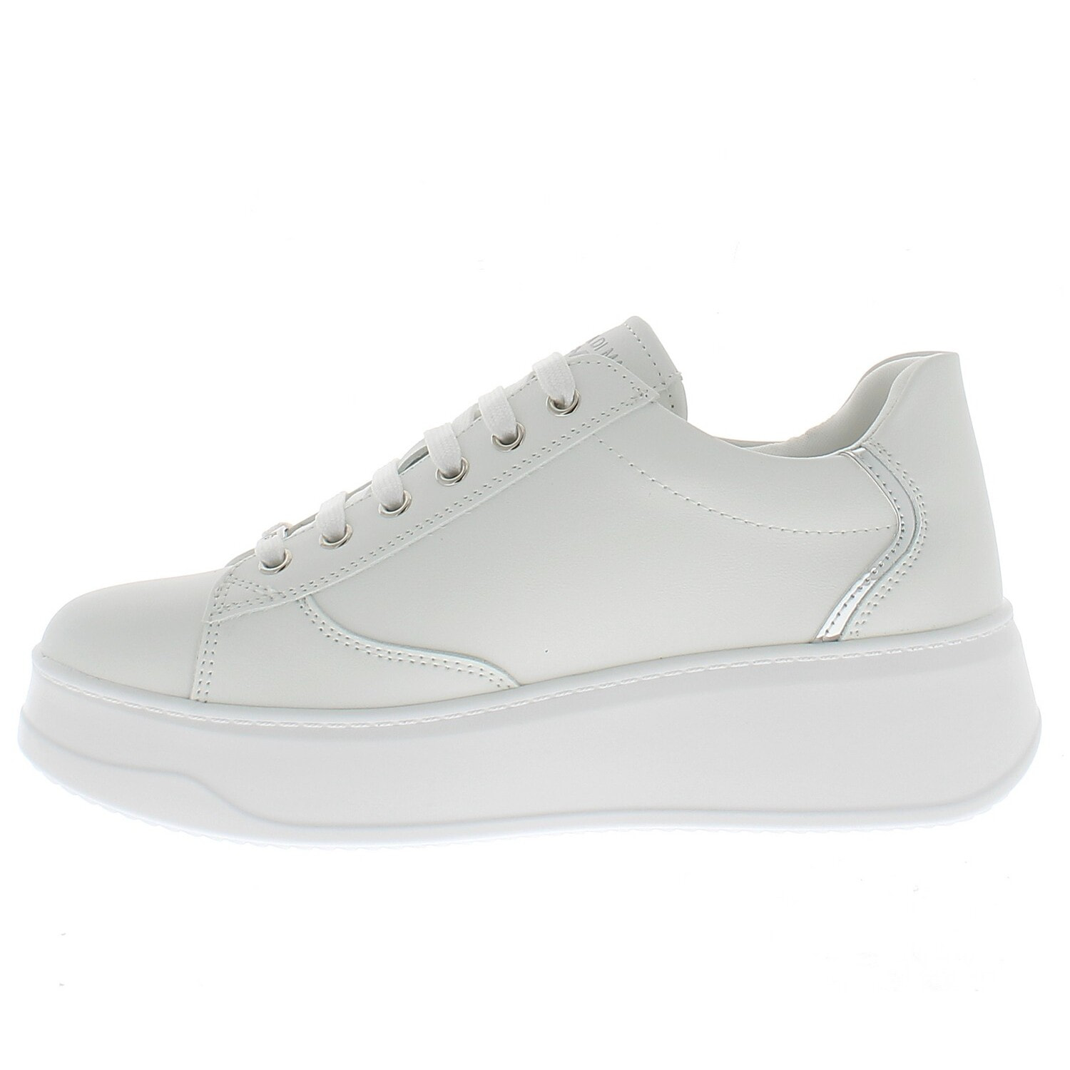 Armata di Mare Scarpe Donna Sneakers Basse con Soletta in Memory Foam AMD S61H21 Star White Silver