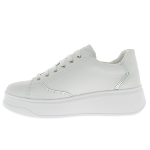 Armata di Mare Scarpe Donna Sneakers Basse con Soletta in Memory Foam AMD S61H21 Star White Silver