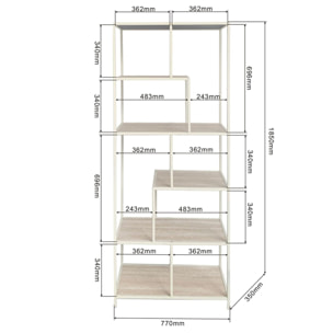 Étagère Loftie 185x77cm beige Kare Design