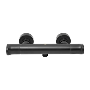 Mitigeur de douche Swiss Aqua Technologies Dark sans kit de douche 150 mm noir SATBSDA268C