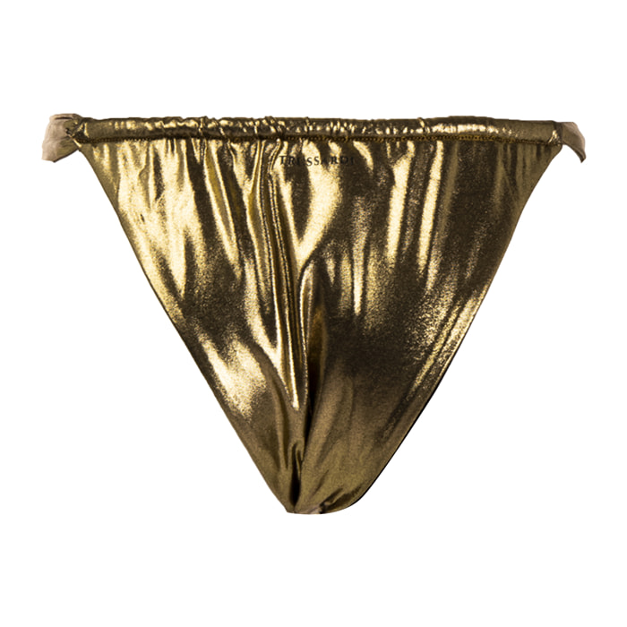 TRUSSARDI slip mare donna gold lux