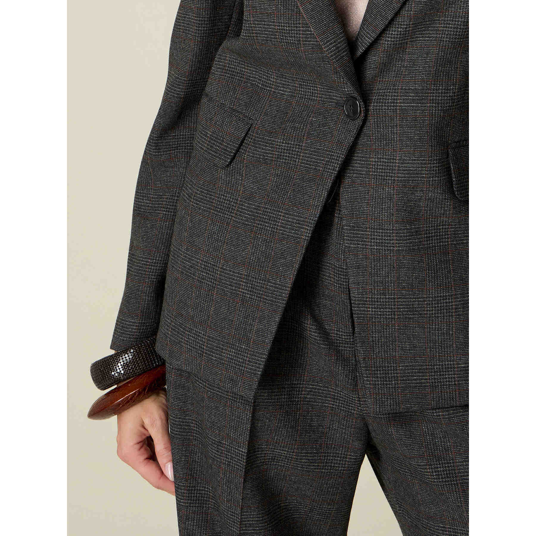 Oltre - Blazer principe di galles - Grigio