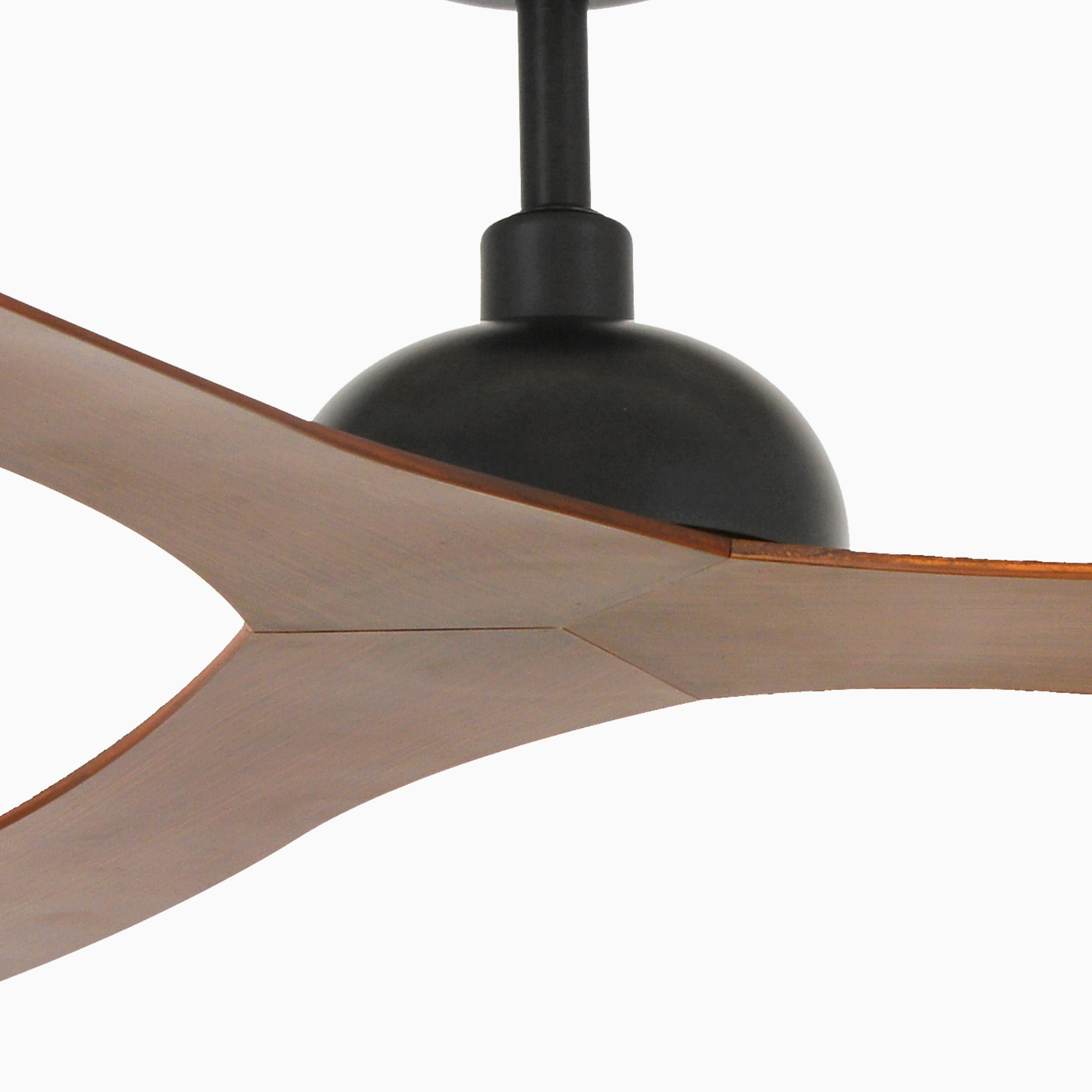 GOTLAND RECESSED L Ventilateur noir/noyer