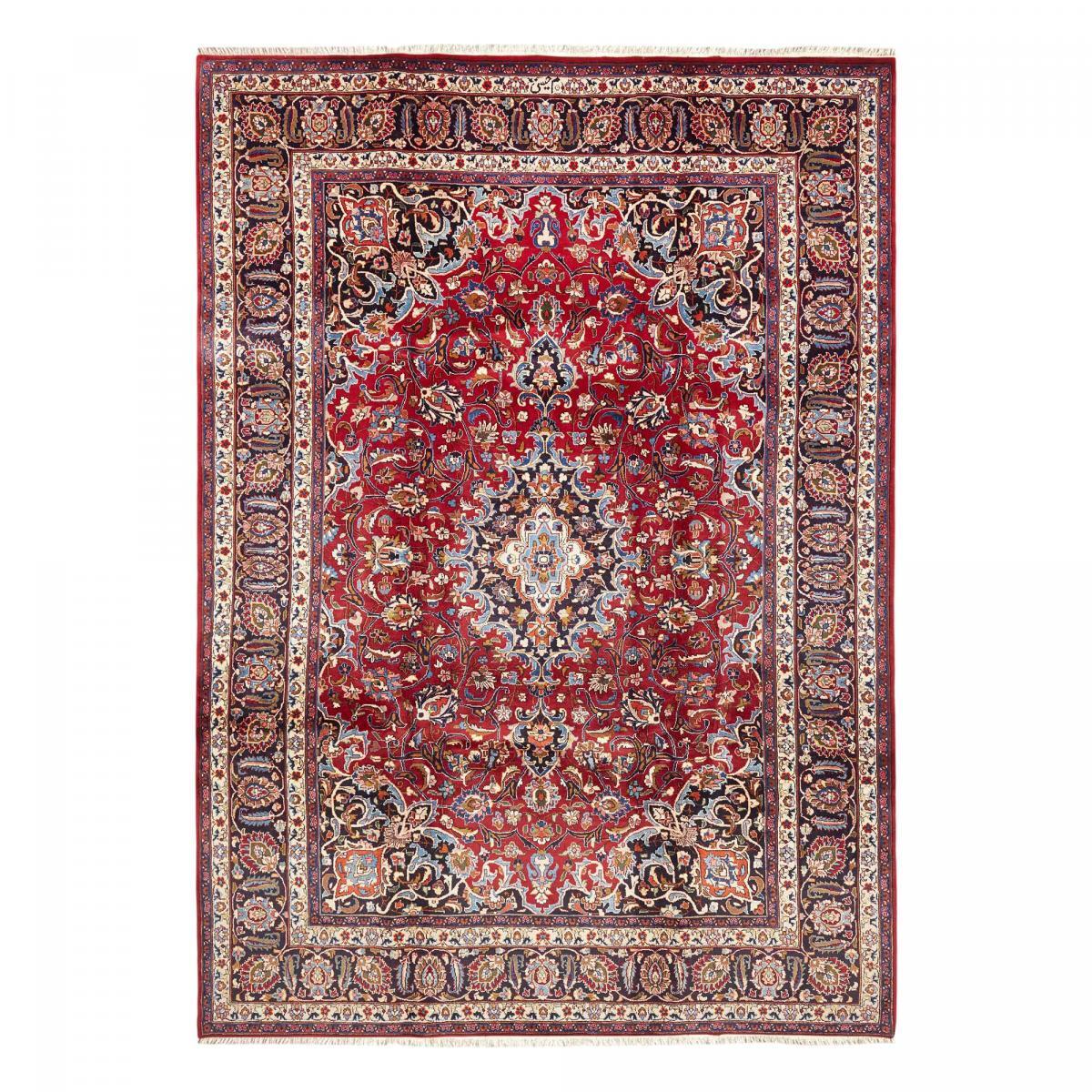 Tapis d'orient au motif oriental, artisanal noué main, APUJEZ