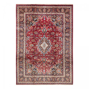 Tapis d'orient au motif oriental, artisanal noué main, APUJEZ