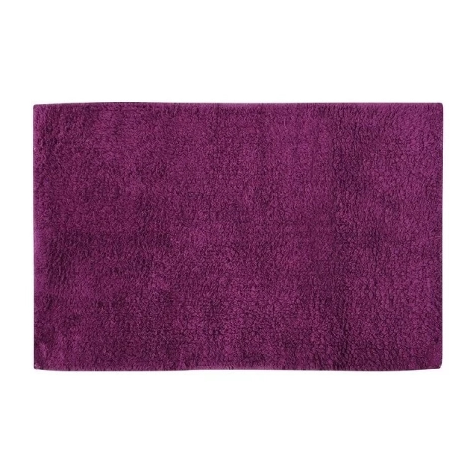 Tapis de bain Coton 45x70cm Violet MSV